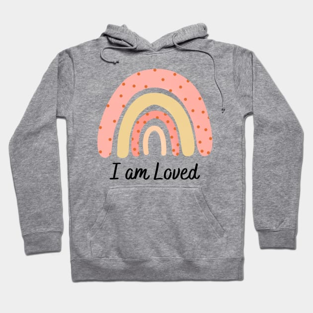 I am loved new baby toddler Hoodie by Ashden